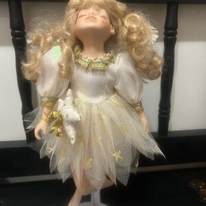 Heritage Signature Collection "Angelica" Kissing Fairy porcelain doll